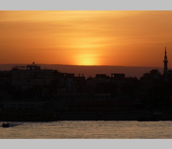 Coucher de Soleil en Egypte