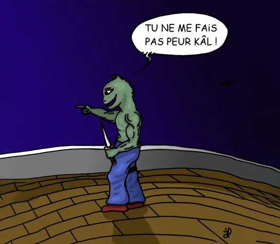 Case 2 : Julien Lepage, le 5 janvier 2010 : En collaboration avec <a href="http://werna.fr">Erwan Bracchi</a>.<br/> Chaque case est conçue et dessinée en alterna…