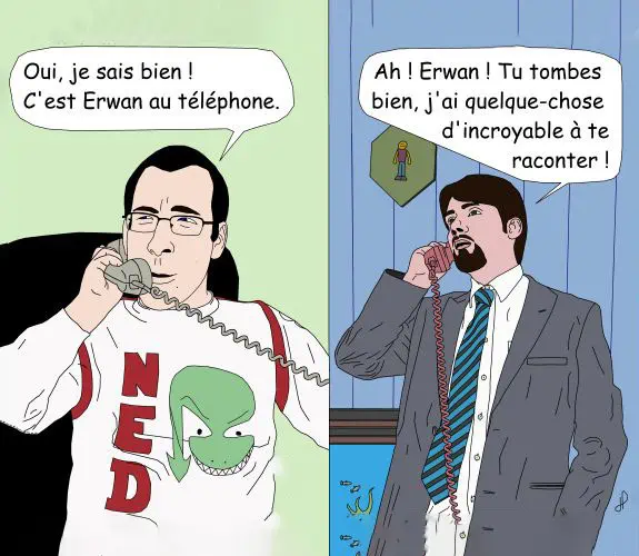 Case 12 : Julien Lepage, le 15 juillet 2012 : En collaboration avec <a href="http://werna.fr">Erwan Bracchi</a>.<br/> Chaque case est conçue et dessinée en alterna…