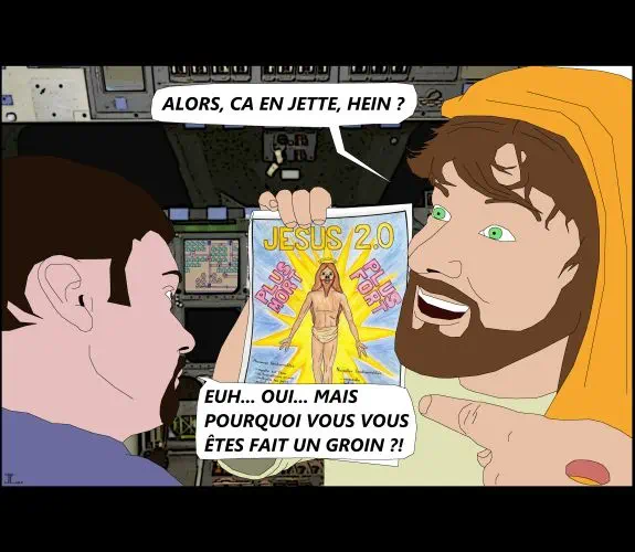 Case 16 : Julien Lepage, le 17 juillet 2014 : En collaboration avec <a href="http://werna.fr">Erwan Bracchi</a>.<br/> Chaque case est conçue et dessinée en alterna…
