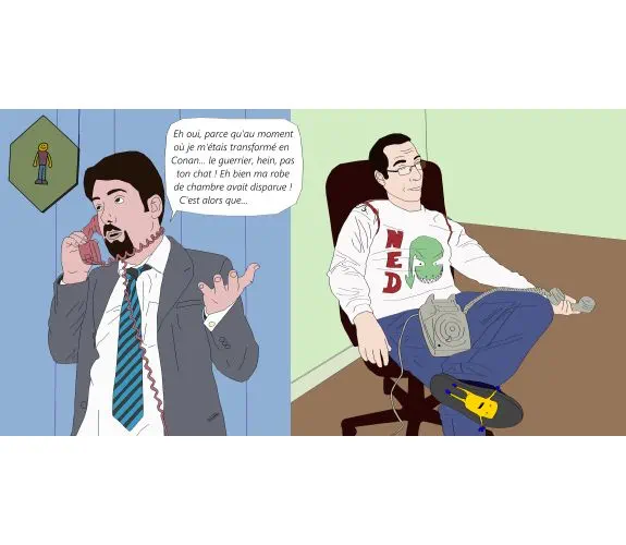 Case 22 : Julien Lepage, le 3 mars 2017 : En collaboration avec <a href="http://werna.fr">Erwan Bracchi</a>.<br/> Chaque case est conçue et dessinée en alterna…