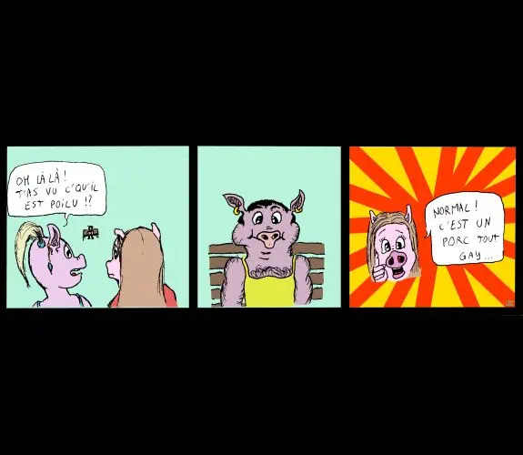 Histoires cochonnes – 5 : D'après l'œuvre d'<a href="http://werna.fr">Erwan Bracchi</a>.
