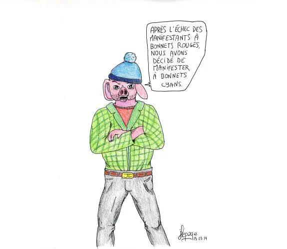 Histoires cochonnes – 14 : D'après l'œuvre d'<a href="http://werna.fr">Erwan Bracchi</a>.