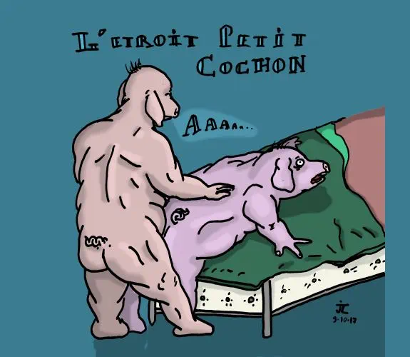 Histoires cochonnes – 20 : D'après l'œuvre d'<a href="http://werna.fr">Erwan Bracchi</a>.