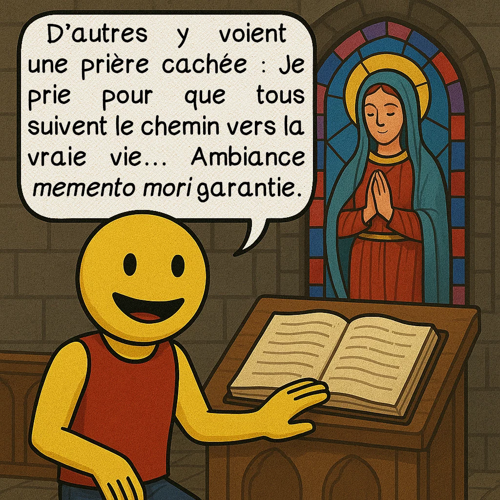 L’inscription de Shugborough, case 4 : D’autres y voient une prière cachée : Je prie pour que tous suivent le chemin vers la vraie vie… Ambiance memento mori garantie.