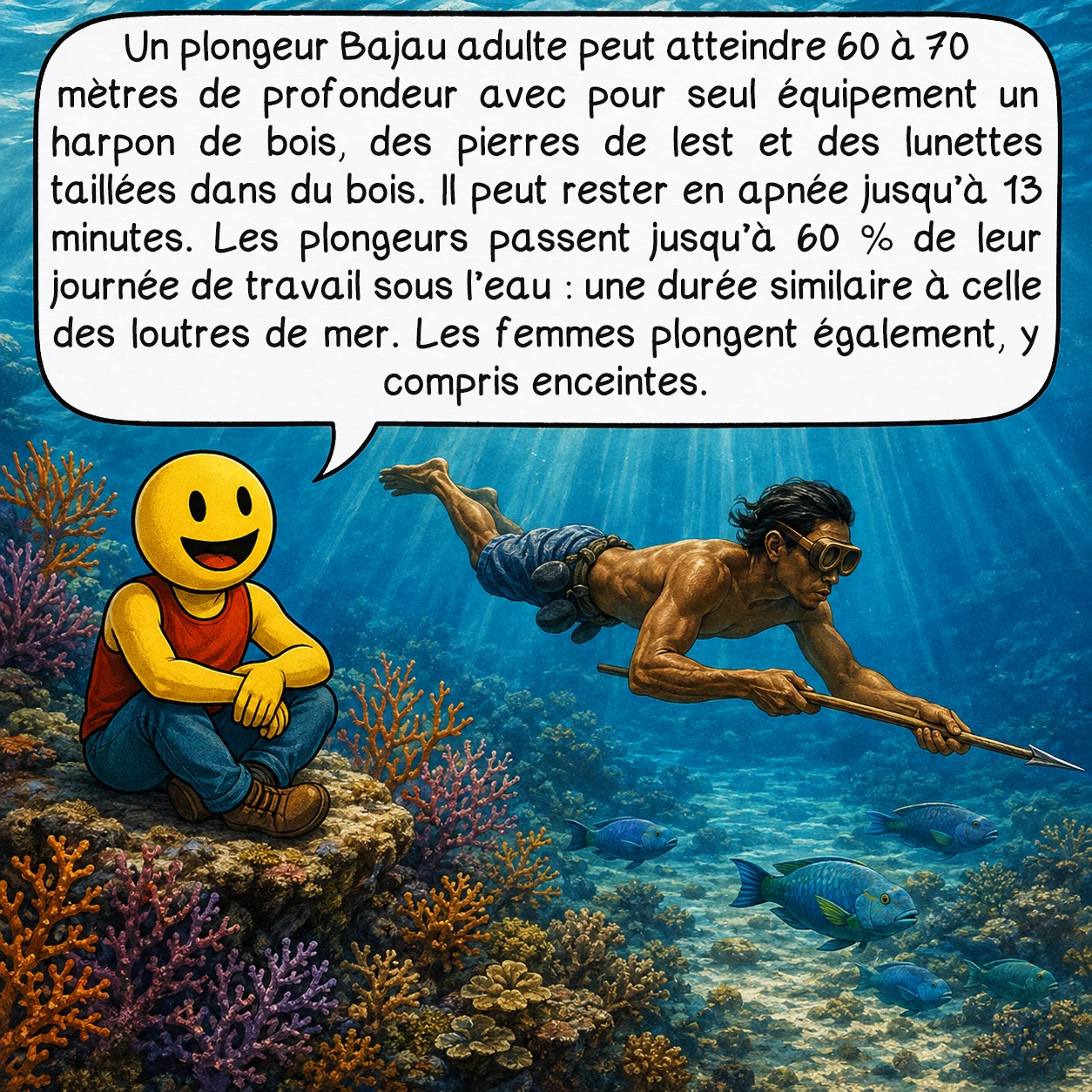 Les Bajau, case 2 sur 10