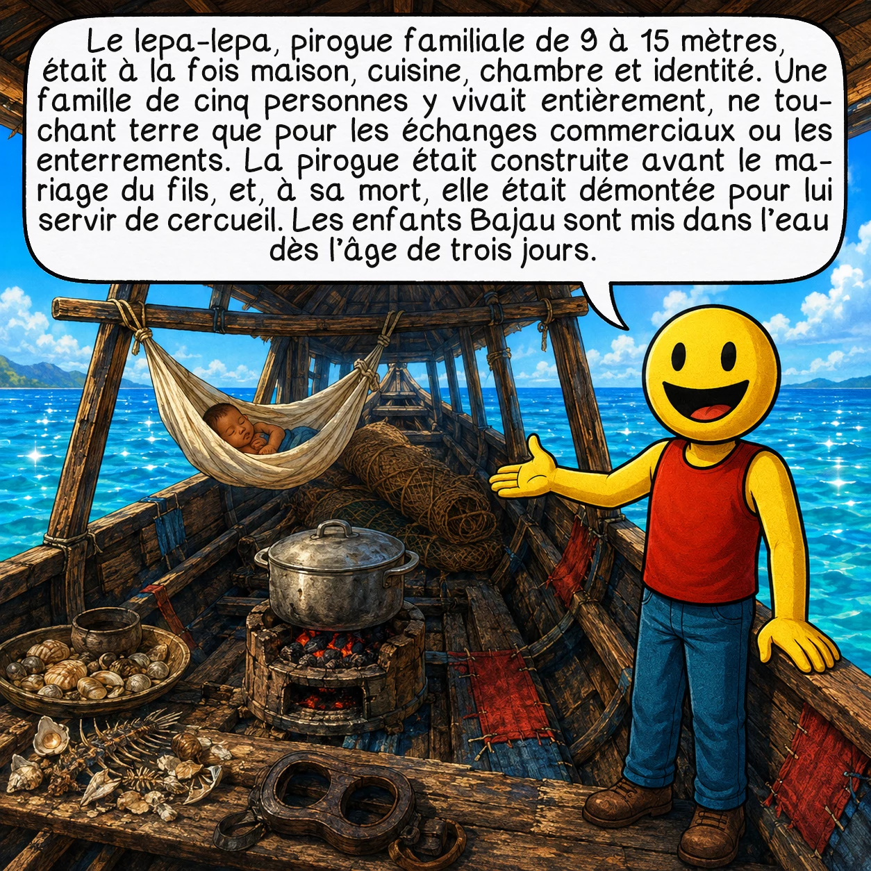 Les Bajau, case 7 sur 10