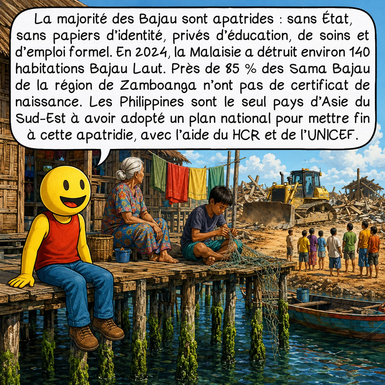 Les Bajau, case 8 sur 10