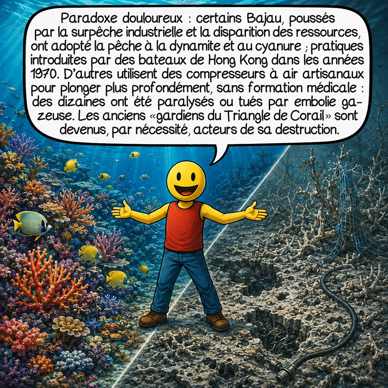 Les Bajau, case 9 sur 10