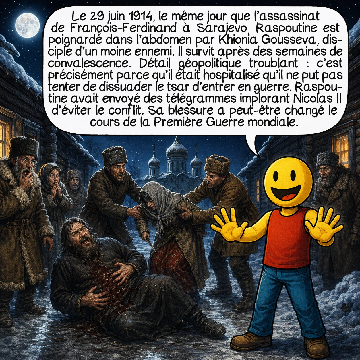 Grigori Raspoutine, case 5 sur 10
