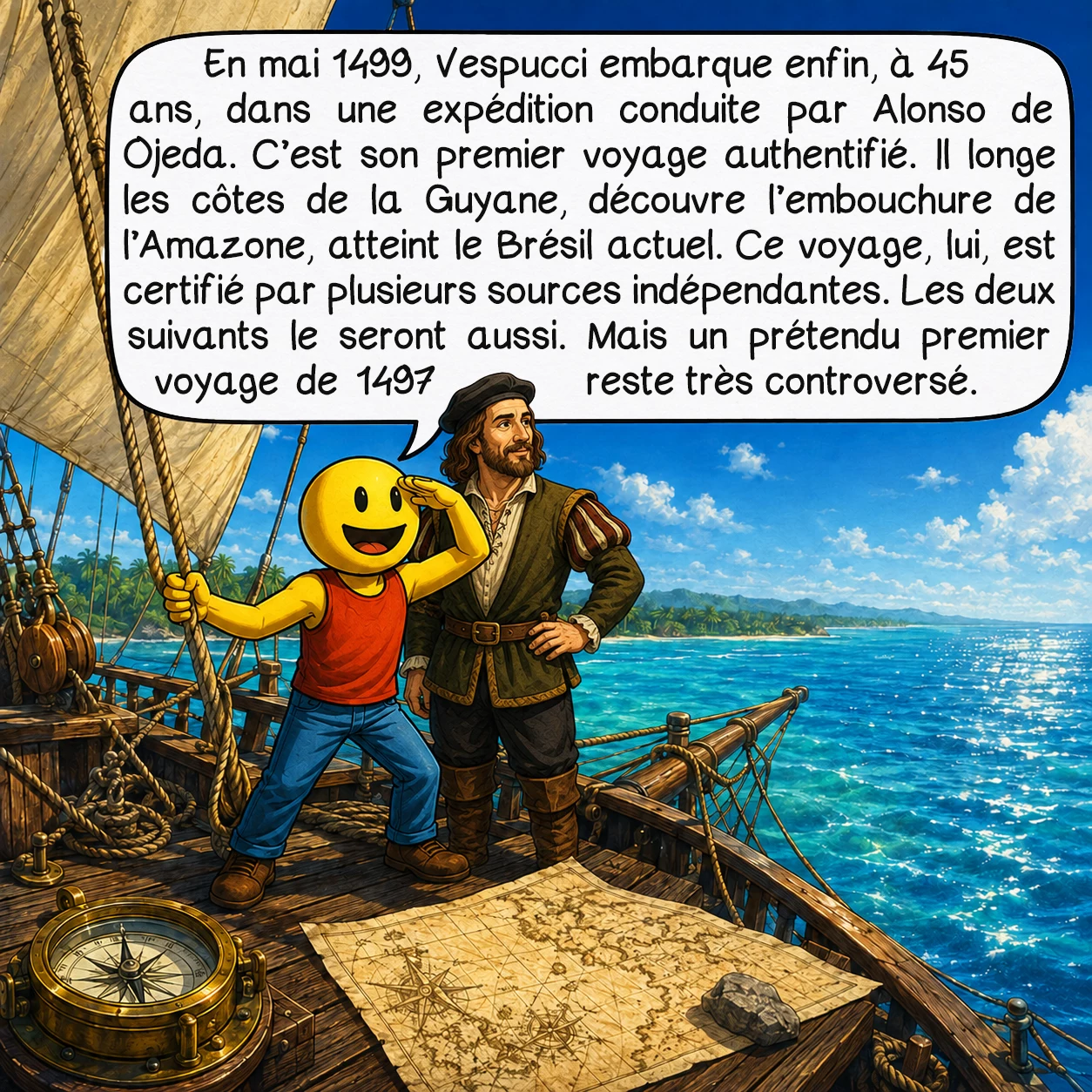 Amerigo Vespucci, case 4 sur 10