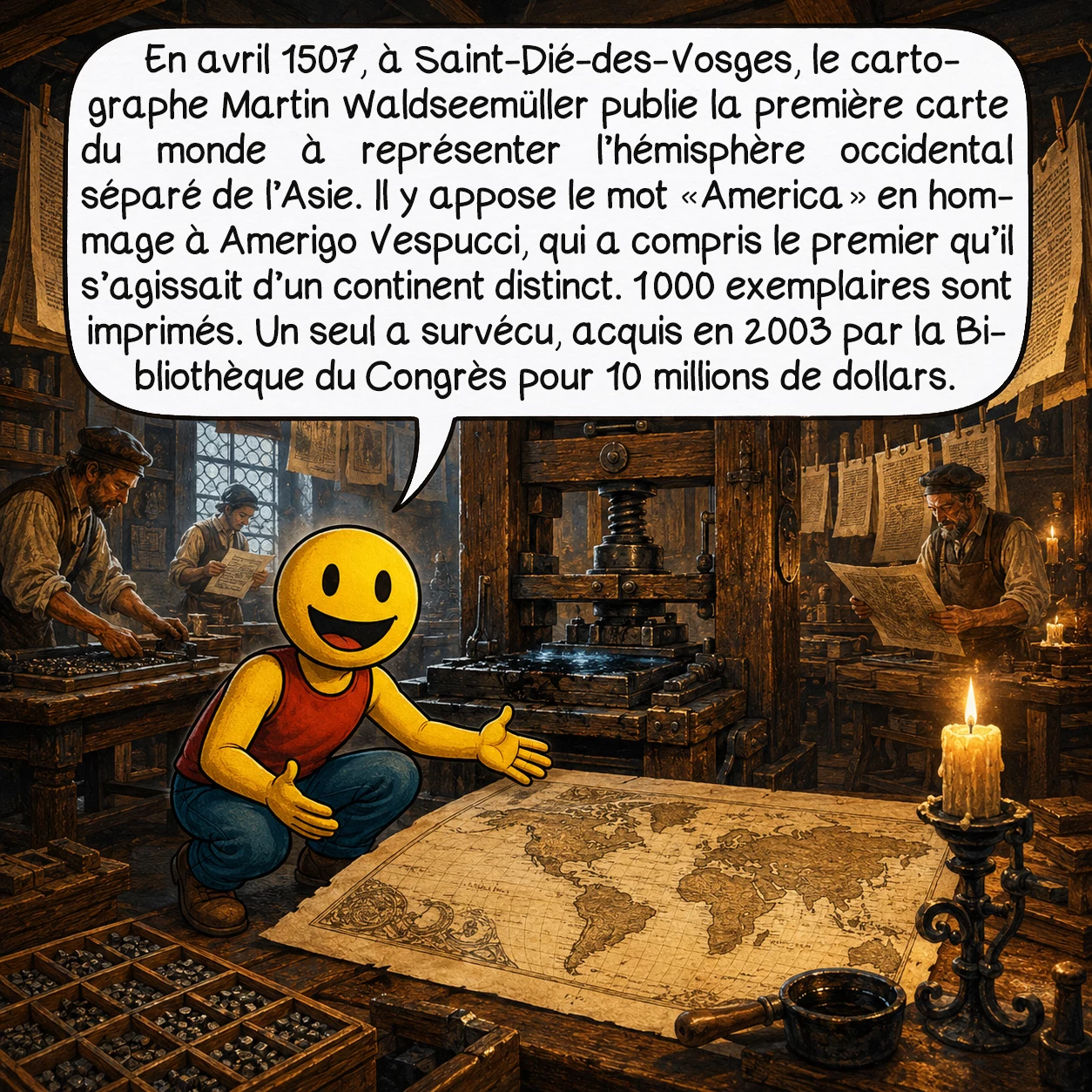 Amerigo Vespucci, case 7 sur 10