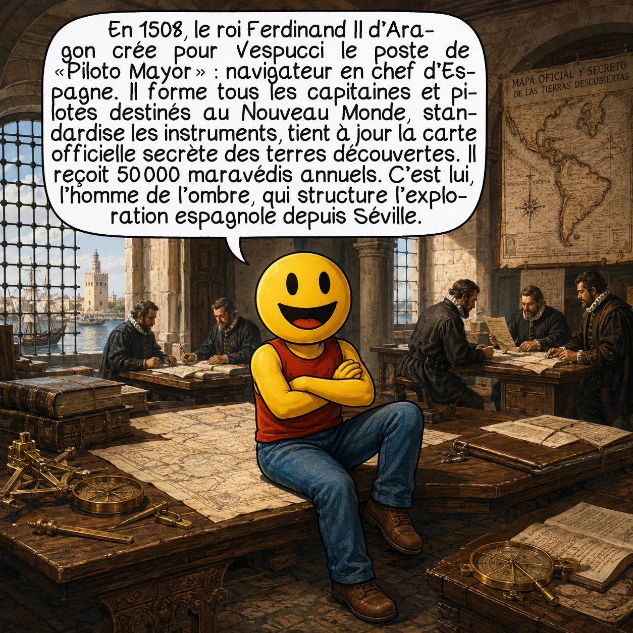 Amerigo Vespucci, case 8 sur 10