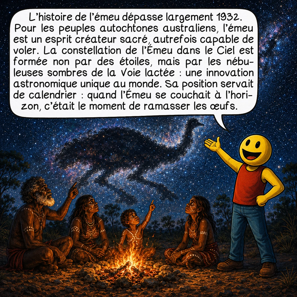 La guerre des émeus, case 8 sur 10