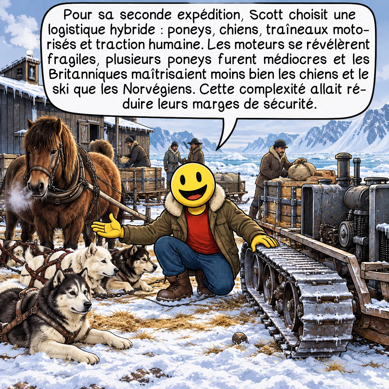 Robert Falcon Scott, case 3 sur 10