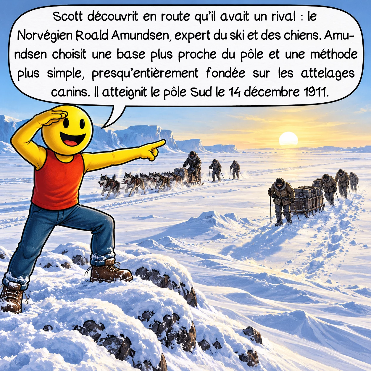 Robert Falcon Scott, case 4 sur 10