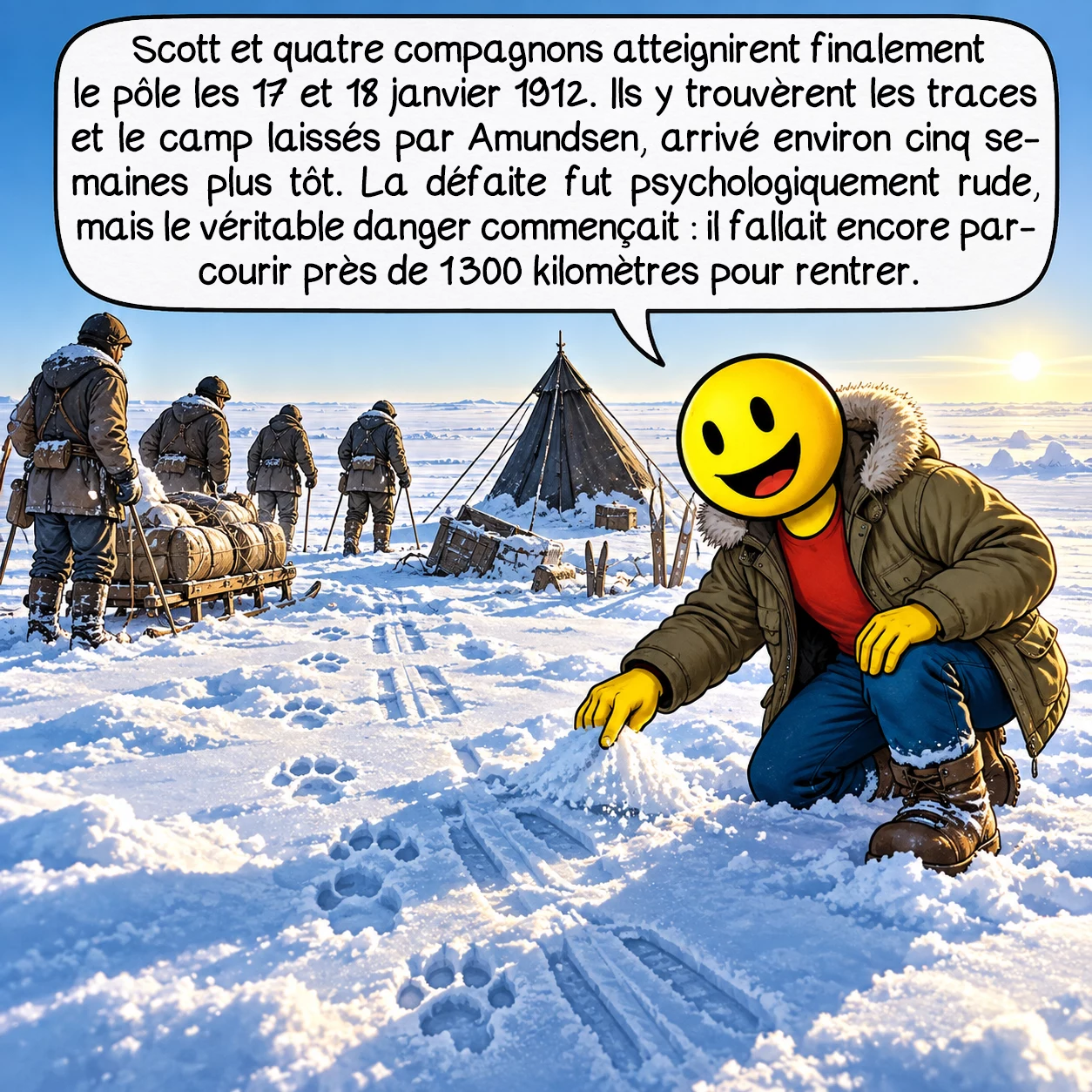 Robert Falcon Scott, case 5 sur 10