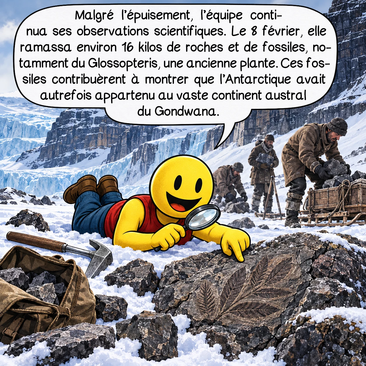 Robert Falcon Scott, case 6 sur 10