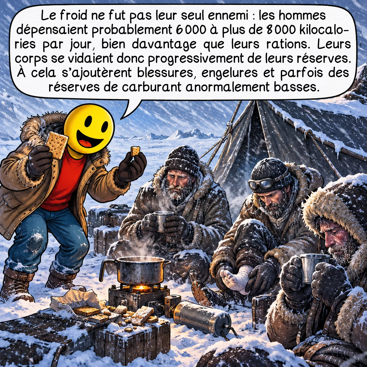 Robert Falcon Scott, case 7 sur 10