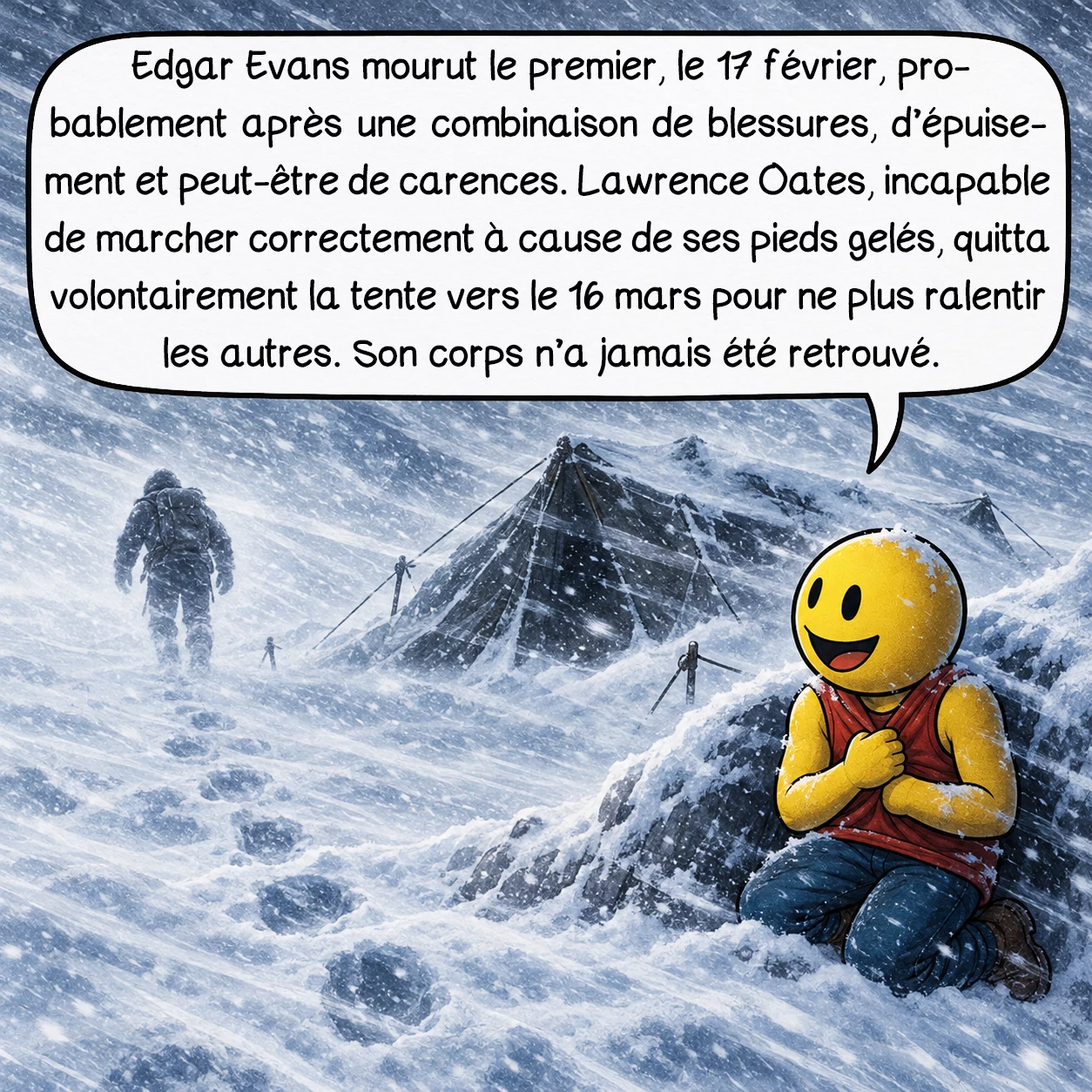 Robert Falcon Scott, case 8 sur 10