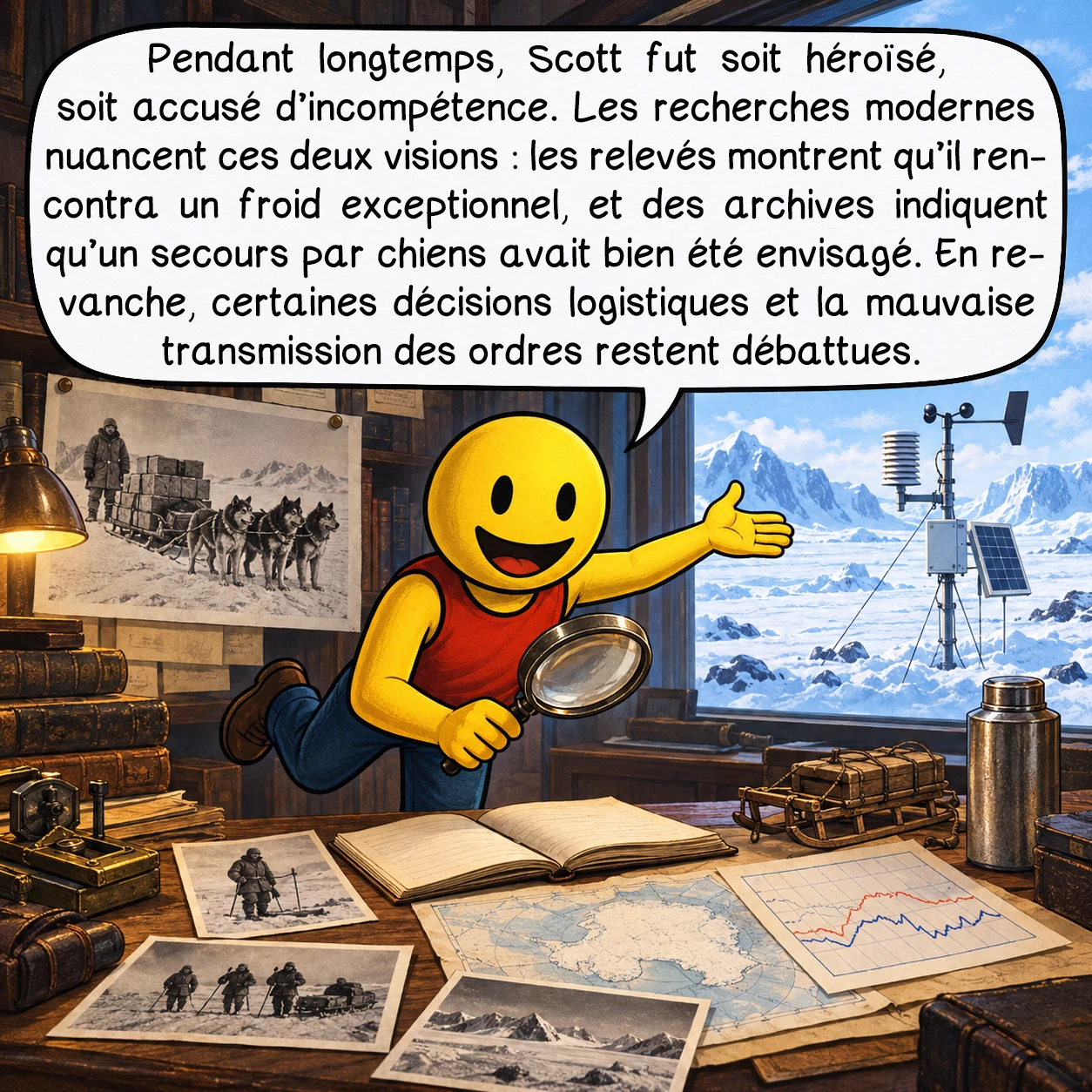 Robert Falcon Scott, case 9 sur 10