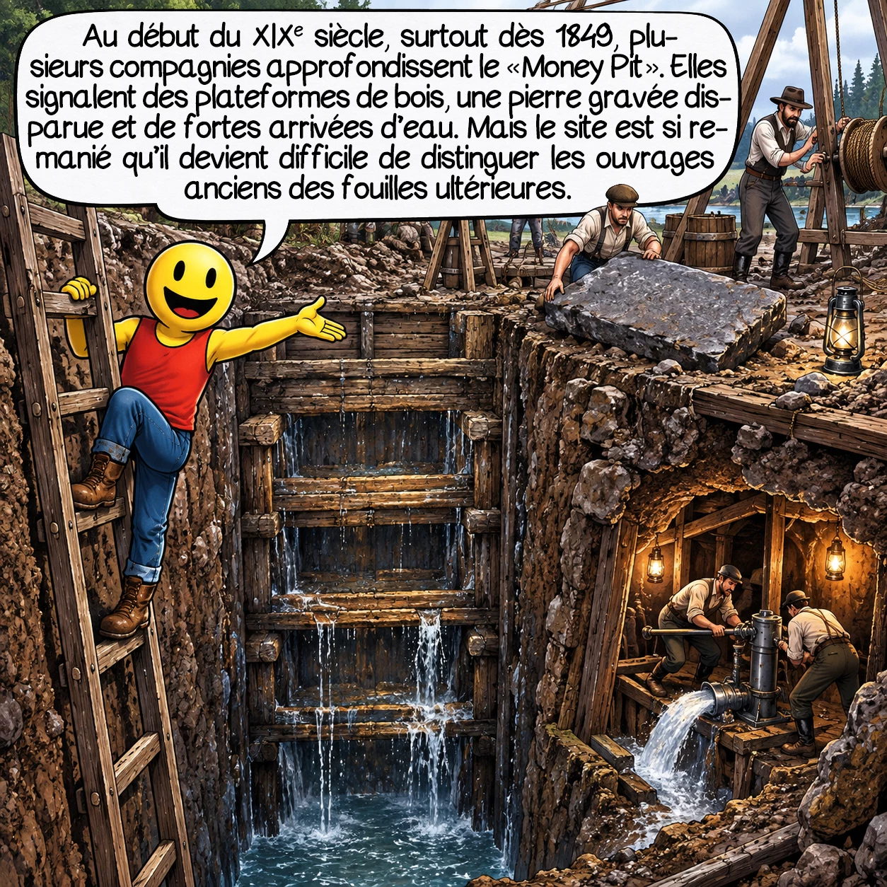 Le mystère de l’île aux Chênes, case 3 sur 10
