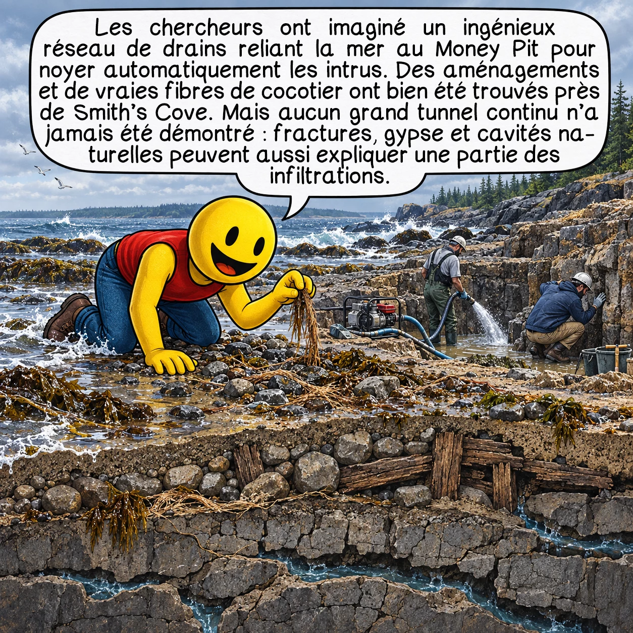 Le mystère de l’île aux Chênes, case 4 sur 10