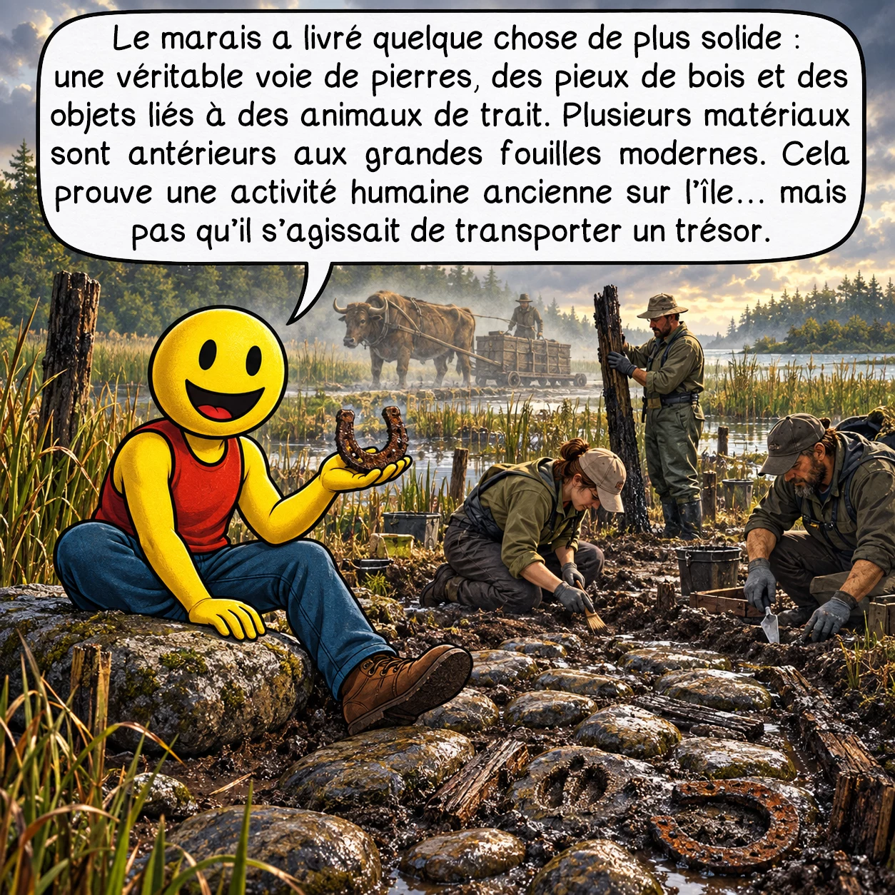 Le mystère de l’île aux Chênes, case 5 sur 10