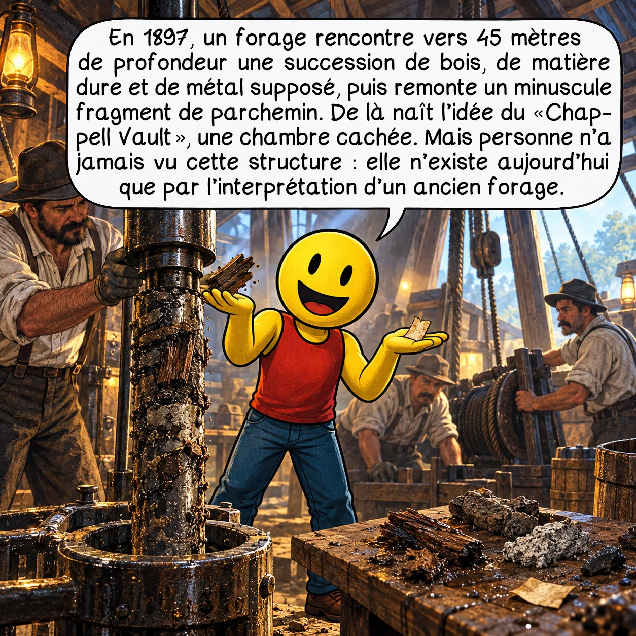Le mystère de l’île aux Chênes, case 6 sur 10