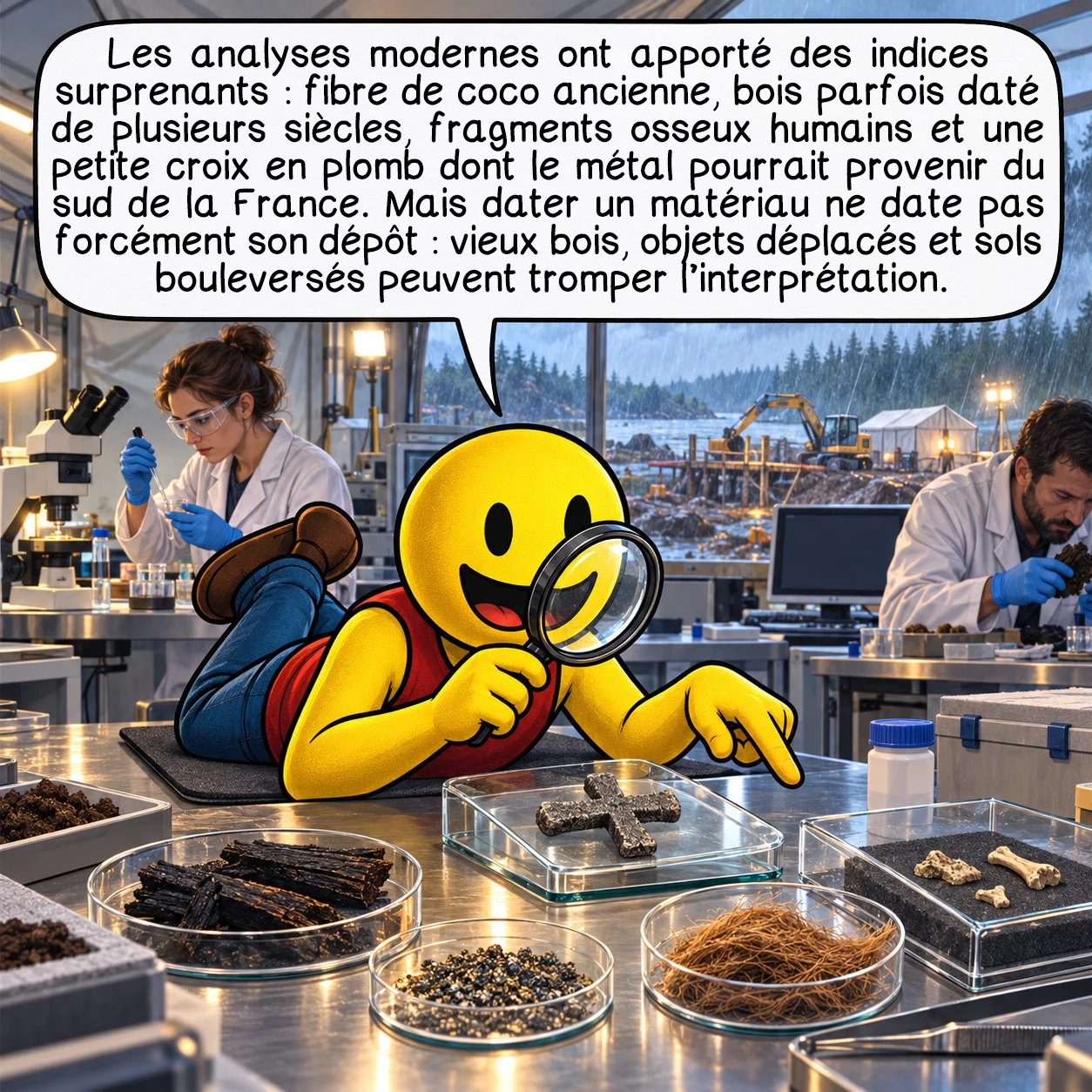 Le mystère de l’île aux Chênes, case 7 sur 10