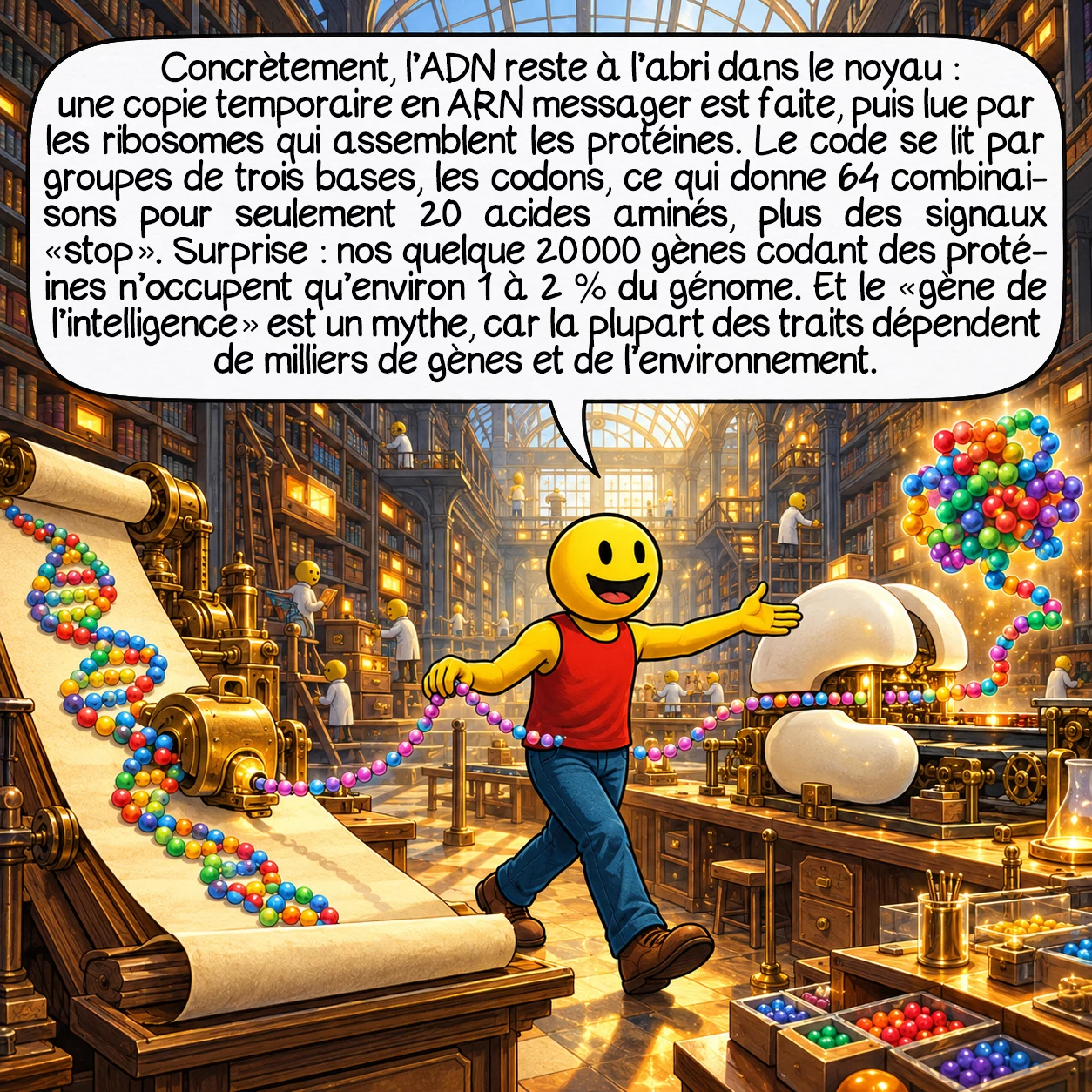 L’ADN, case 6 sur 10