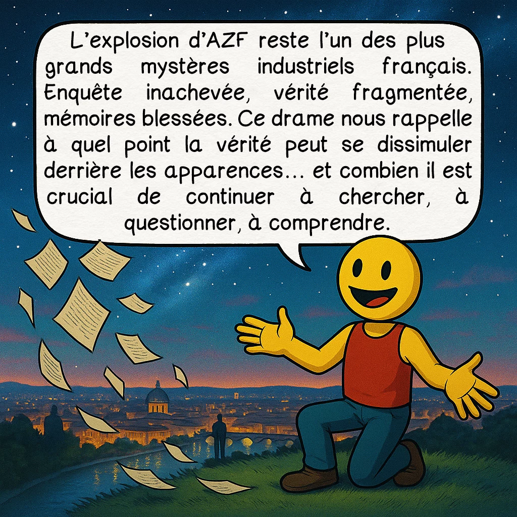L’explosion de l’usine AZF de Toulouse, case 10 sur 10