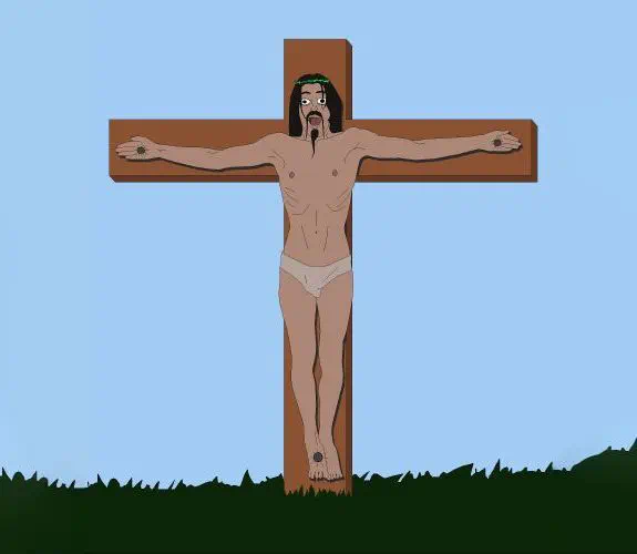 Dessin de : Jésus sur la croix