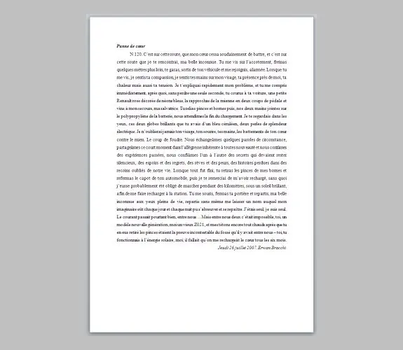 Vignette : Panne de cœur : Erwan Bracchi : Projet réalisé en 2007 avec <a href="http://werna.fr">Erwan Bracchi</a>.<br/> L'idée était de créer autour d'un thème…