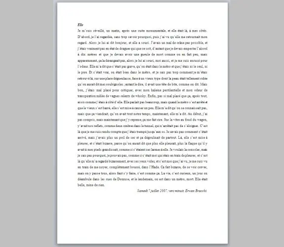 Vignette : Elle : Erwan Bracchi : Projet réalisé en 2007 avec <a href="http://werna.fr">Erwan Bracchi</a>.<br/> L'idée était de créer autour d'un thème…
