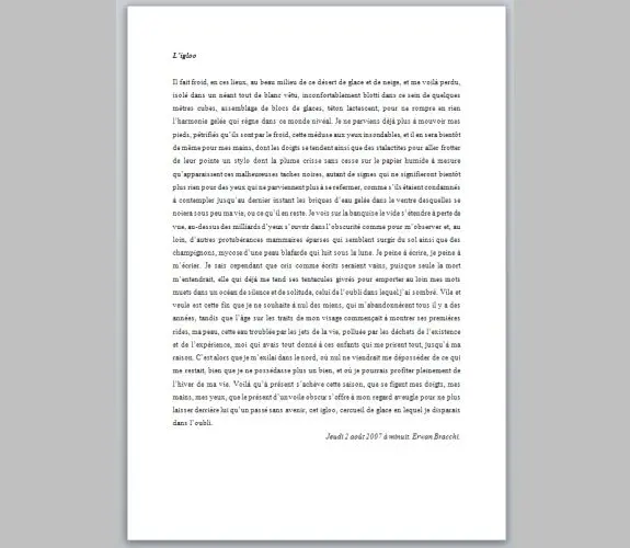 Vignette : L'igloo : Erwan Bracchi : Projet réalisé en 2007 avec <a href="http://werna.fr">Erwan Bracchi</a>.<br/> L'idée était de créer autour d'un thème…
