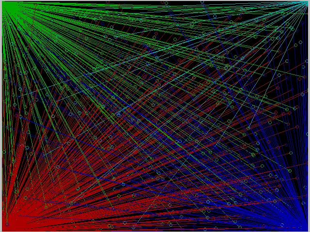 Vignette : Écran 5 : Ballet de lignes.