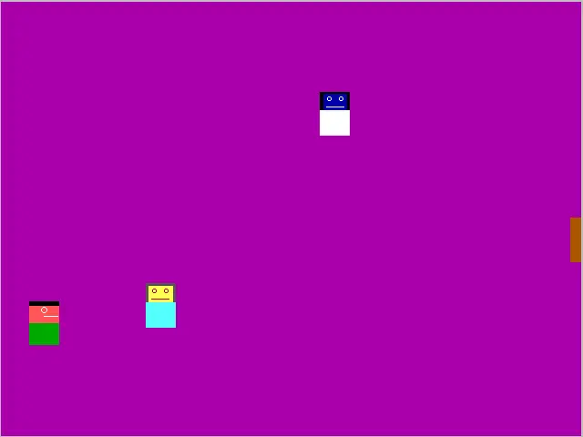 Vignette : Rôle 3-1 : Jeu de rôle à l'interface graphique simpliste.