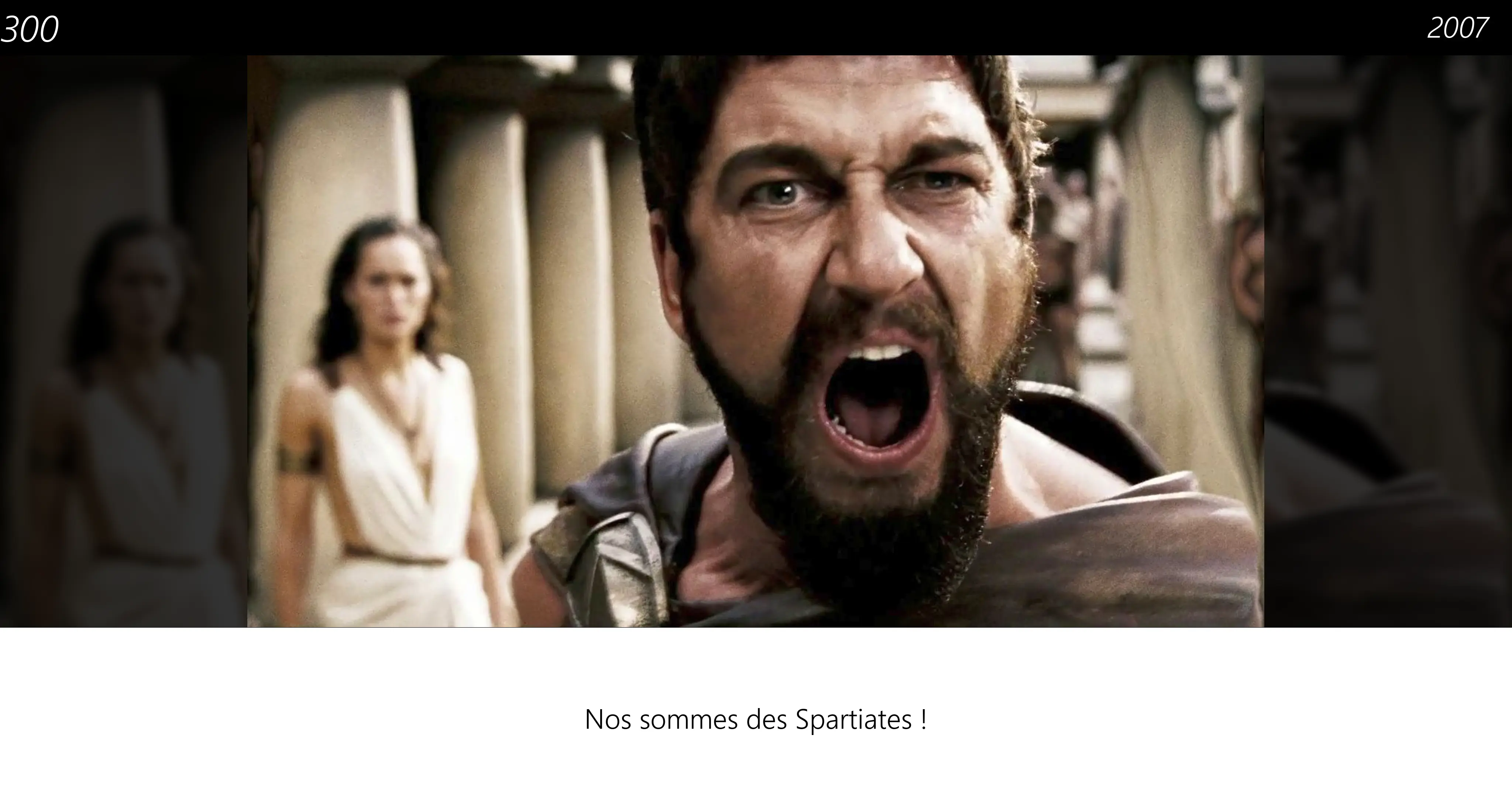 Document : 300 : Nos sommes des Spartiates !
