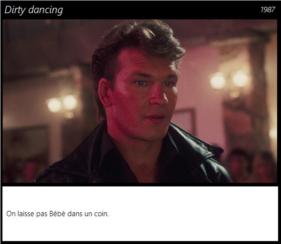 Dirty dancing