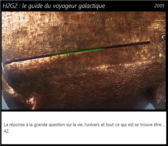 H2G2 : le guide du voyageur galactique