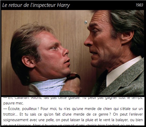 Le retour de l’inspecteur Harry