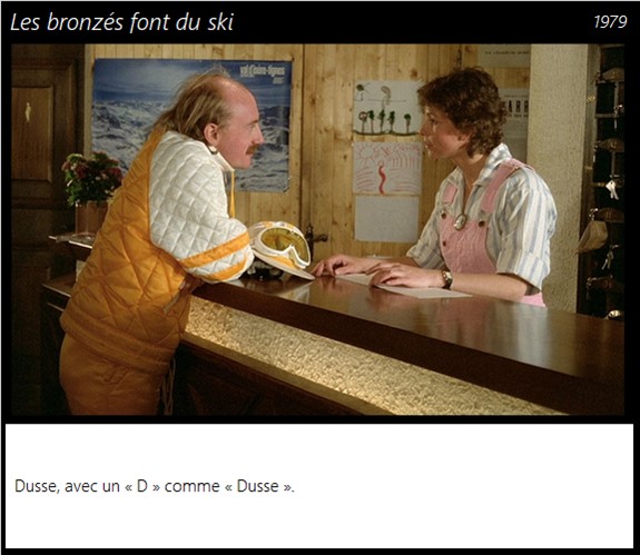 Les bronzés font du ski