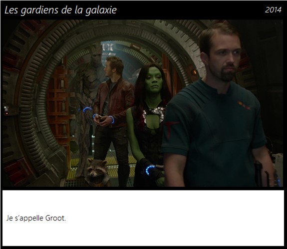 Les gardiens de la galaxie