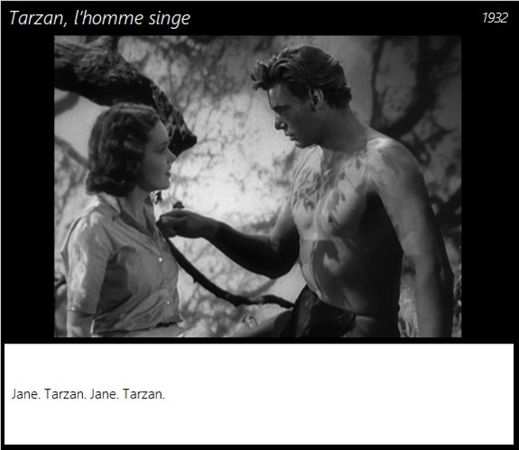 Tarzan, l’homme singe