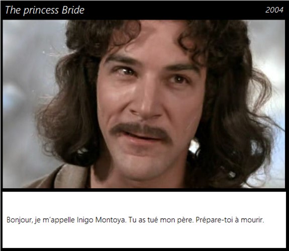 The princess Bride