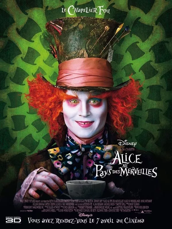 Illustration de critique : Alice au pays des merveilles (2010) : Alice, désormais âgée de 19 ans, retourne dans le monde fantastique qu'elle a découvert quand elle était enfant. Elle…