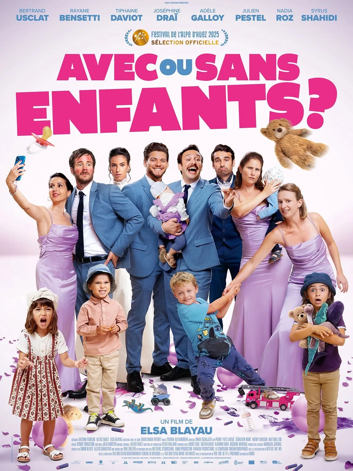 Illustration de critique : Avec ou sans enfants ? : Quand Pio et Anaïs annoncent leur mariage à leurs amis, c’est clair : ce sera SANS enfants. Trois jours de fête et de…