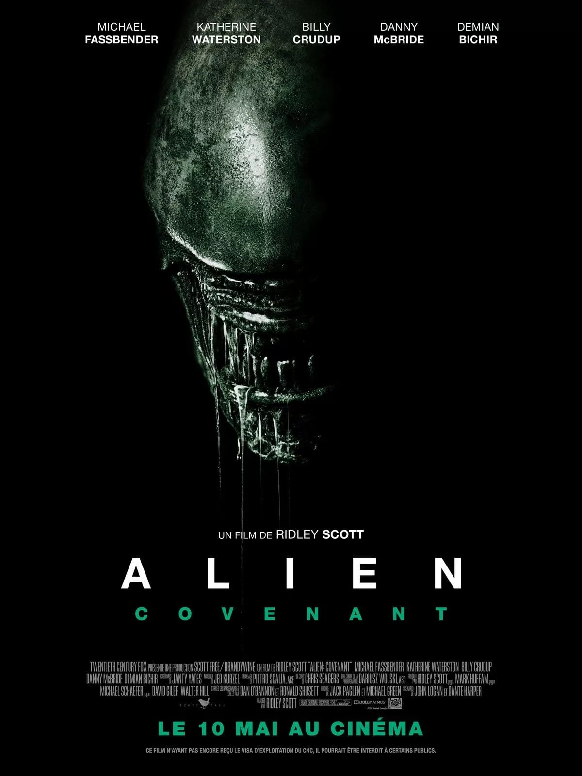 Illustration de critique : Alien : covenant : Les membres d’équipage du vaisseau Covenant, à destination d’une planète située au fin fond de notre galaxie, découvr…