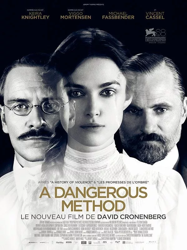 Illustration de critique : A dangerous method : Sabina Spielrein, une jeune femme souffrant d'hystérie, est soignée par le psychanalyste Carl Jung. Elle devient bien…
